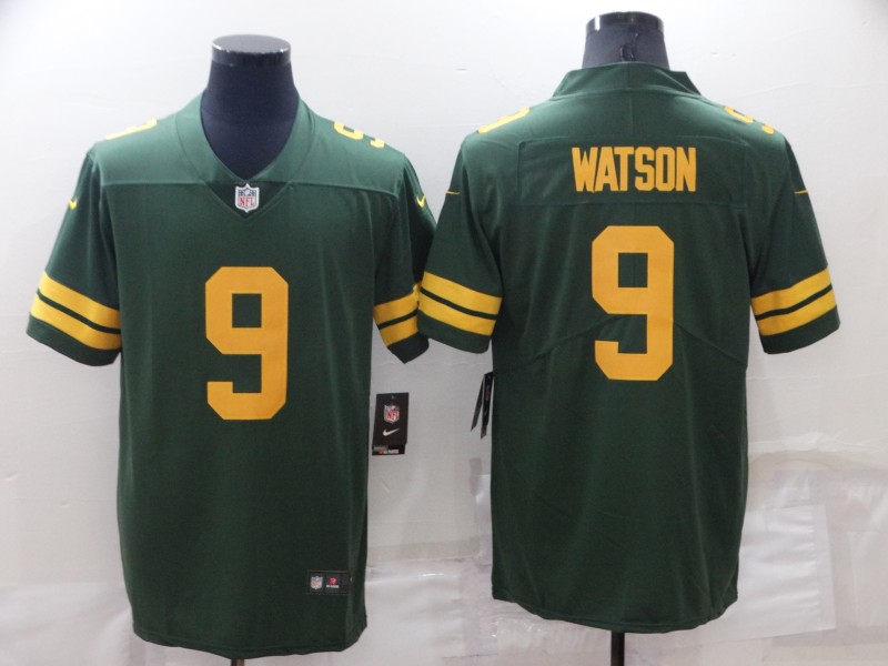 Men's Green Bay Packers #9 Christian Watson Green Legend Stitched Football Jersey Men's Green Bay Packers #9 Christian Watson Green Legend Stitched Football Jersey